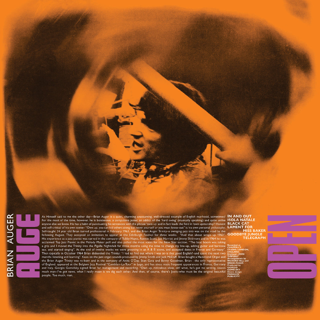 Julie Driscoll, Brian Auger & The Trinity - Open LP
