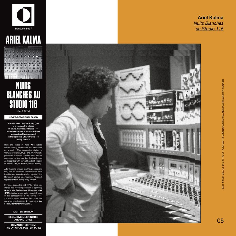 Ariel Kalma - Nuits Blanches Au Studio 116 LP