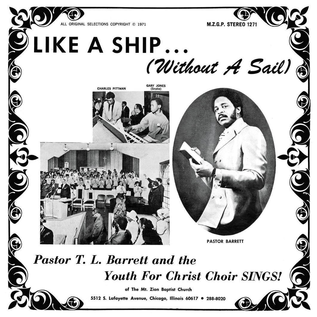 Pastor T.L. Barrett - Like A Ship (Without a Sail) LP